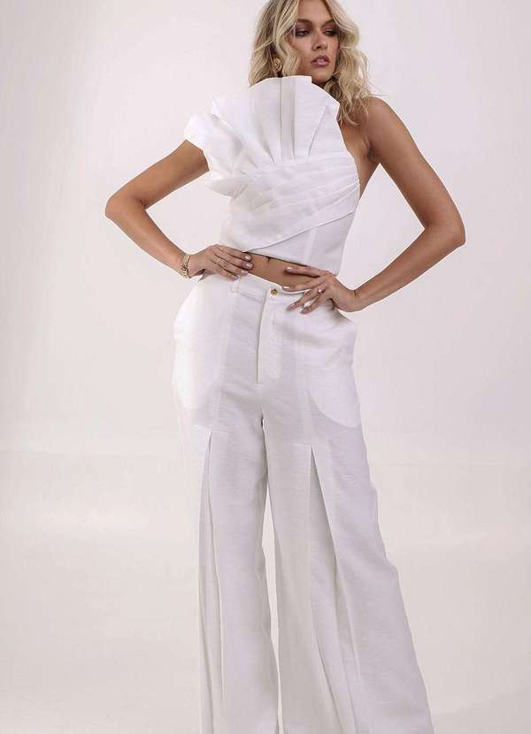 Labrava - Blusa Cropped Caracol Offwhite Labrava Branco 3