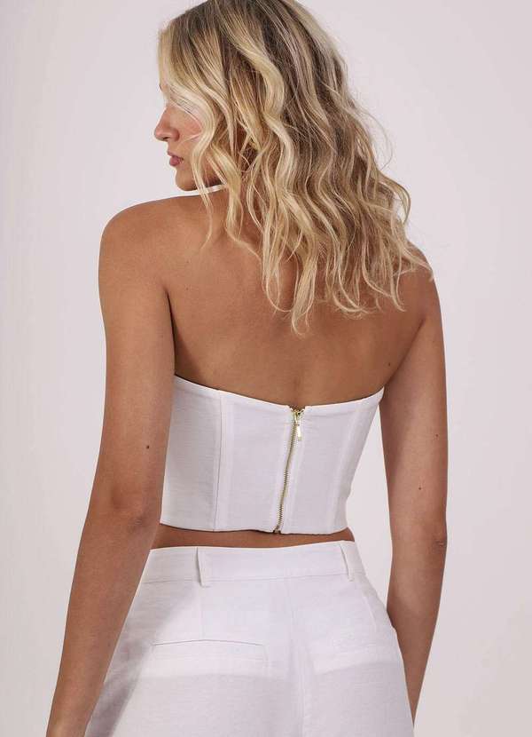 Labrava - Blusa Cropped Caracol Offwhite Labrava Branco 4