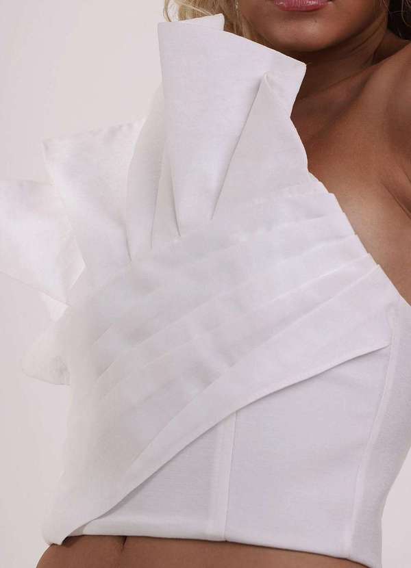 Labrava - Blusa Cropped Caracol Offwhite Labrava Branco 5