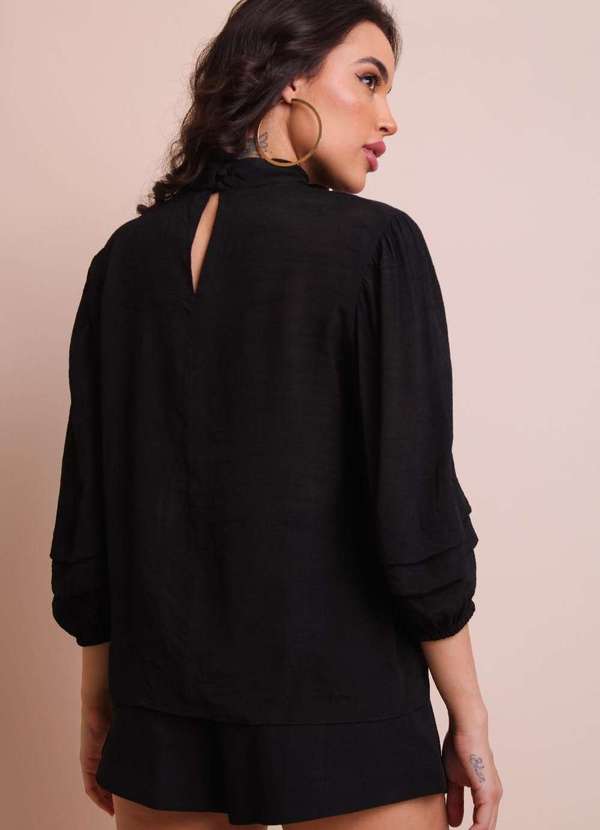 Labrava - Blusa Gola Alta Preta Labrava Preto 3