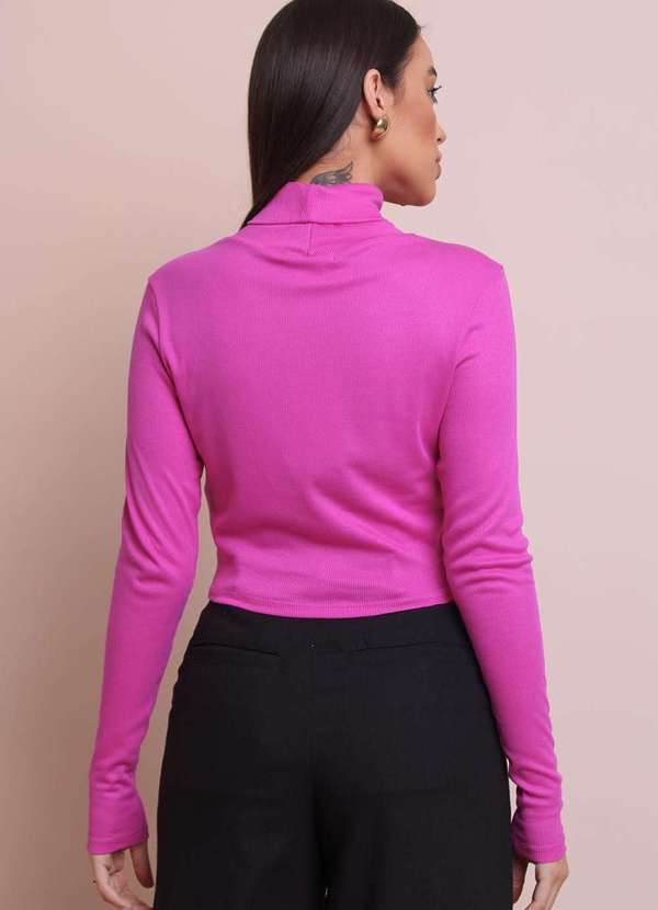 Pequia - Blusa Gola Role Rosa Pequia Rosa 2
