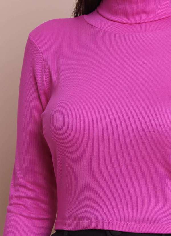 Pequia - Blusa Gola Role Rosa Pequia Rosa 3