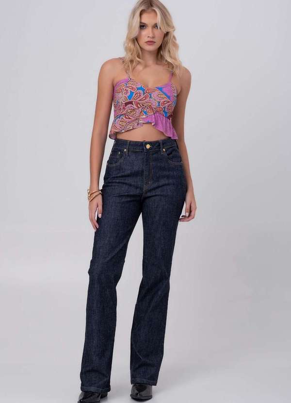 Pequia - Top Cropped Arabesco Brasil Pequia Rosa 3