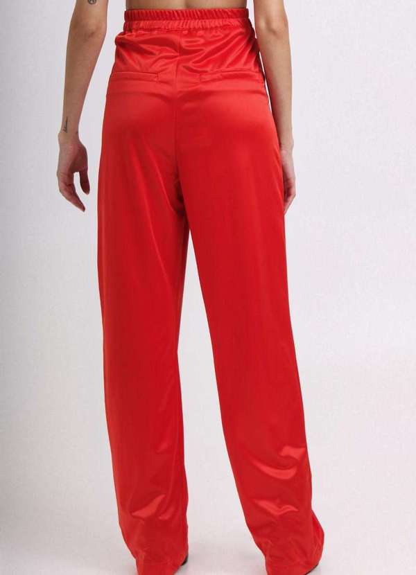 Labrava - Calca Reta Alfaiataria Vermelho Labrava Vermelho 4