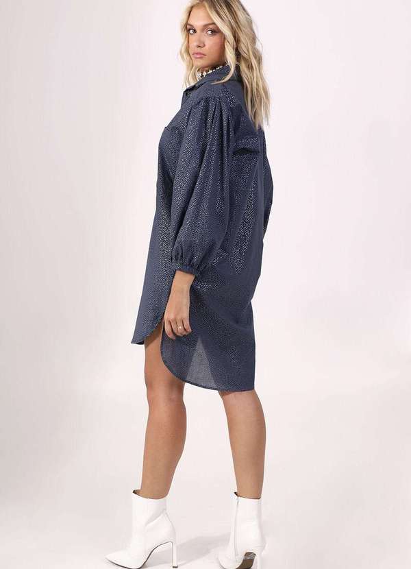 Pequia - Chemise Voil Oversized Azul Pequia Azul 4