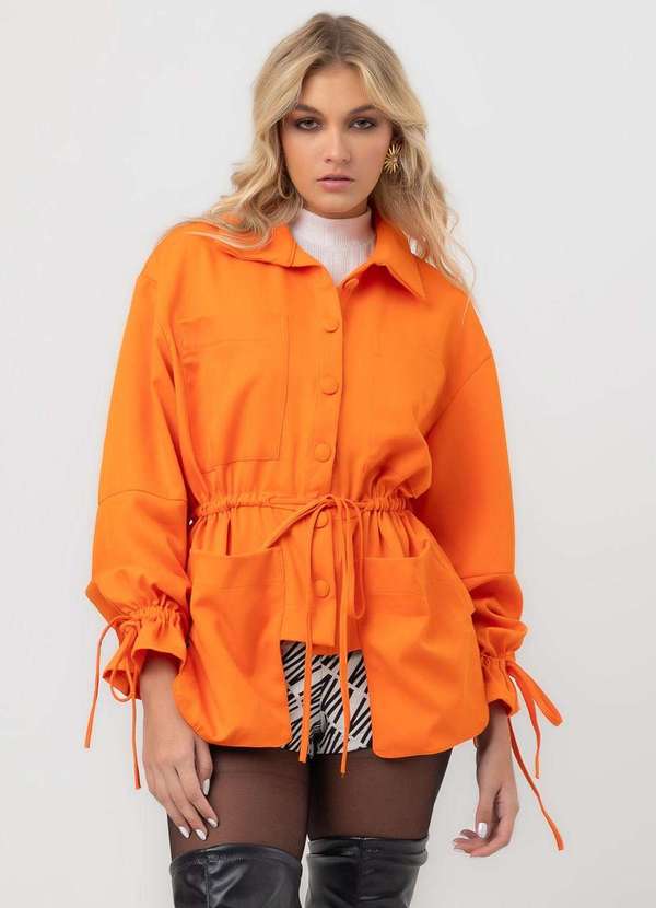 Labrava - Jaqueta Alfaiataria Labrava Laranja