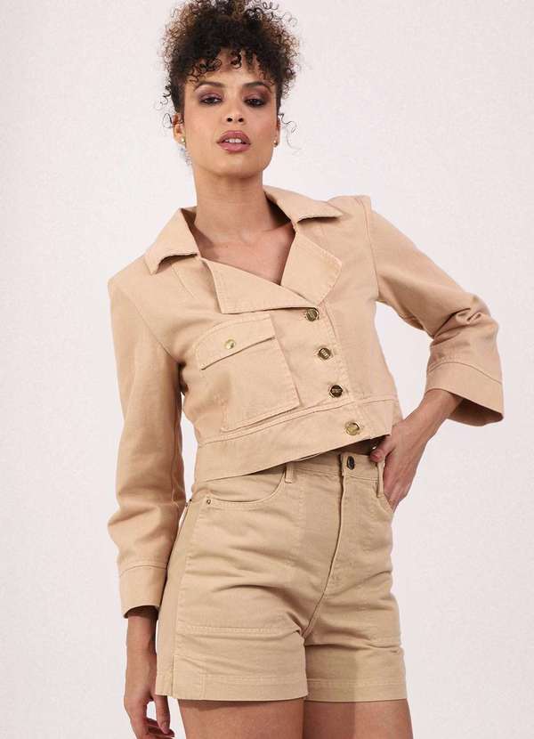 Labrava - Jaqueta de Sarja Perfecto Kaki Labrava Bege 2