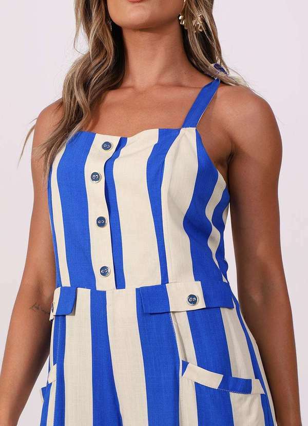 Pequia - Macaquinho Viscose Rio Azul Pequia Azul 5