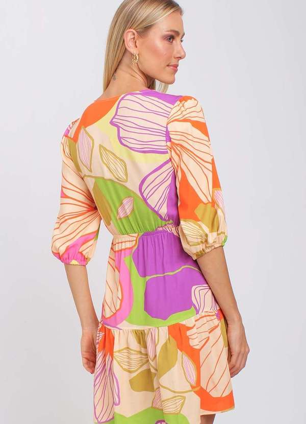 Pequia - Vestido Curto Macapa Pequia Bege 8