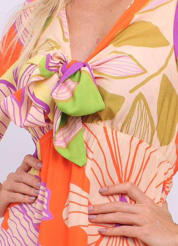 Pequia - Vestido Curto Macapa Pequia Bege 9