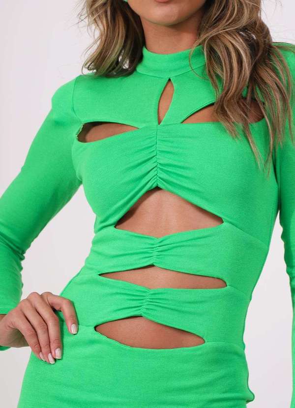 Labrava - Vestido Curto Versace Verde Labrava Verde 5