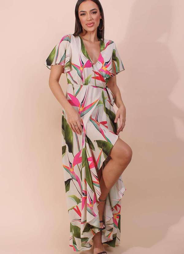 Pequia - Vestido Longo Tarde em Noronha Pequia Branco 2