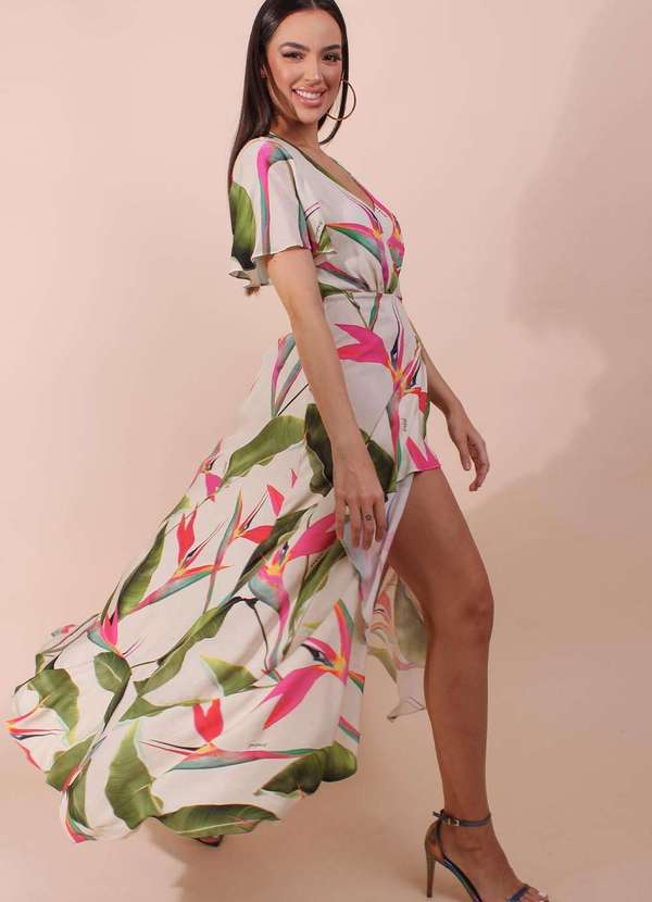 Pequia - Vestido Longo Tarde em Noronha Pequia Branco 5