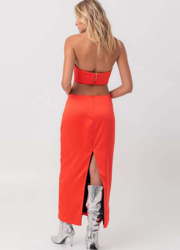 Labrava - Vestido Super Midi Vermelho Labrava Vermelho 2