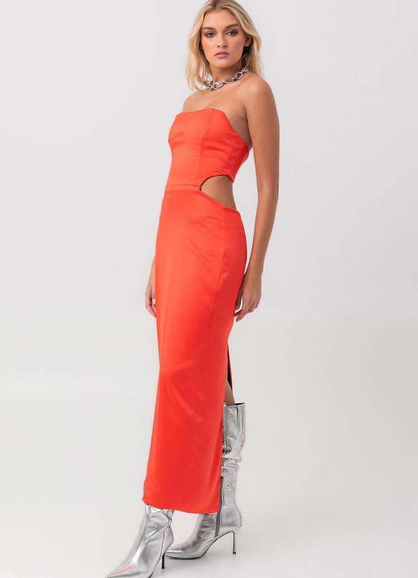 Labrava - Vestido Super Midi Vermelho Labrava Vermelho 3