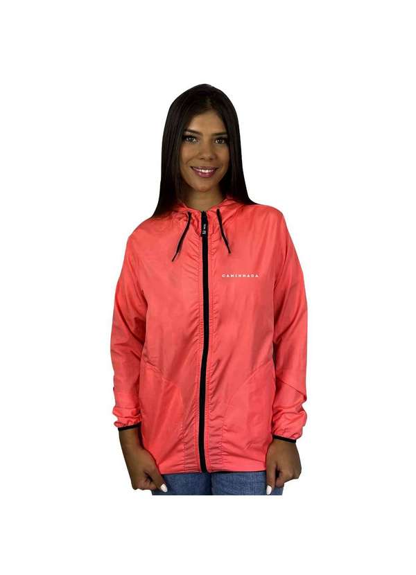 Wss Brasil - Jaqueta Corta Vento Feminina Wss Caminhada Rosa