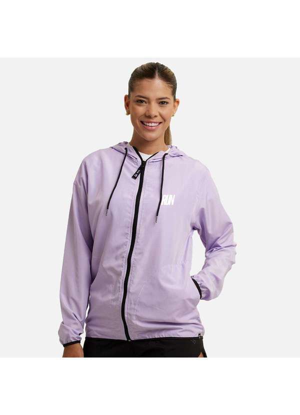 Wss Brasil - Jaqueta Corta Vento Feminino Corrida Wss Run Minimalist Roxo