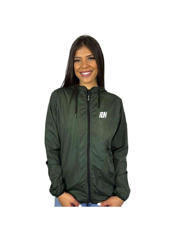 Wss Brasil - Jaqueta Corta Vento Feminino Corrida Wss Run Minimalist Verde
