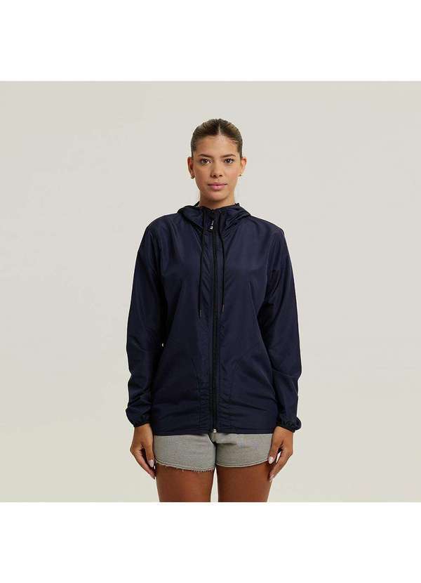 Wss Brasil - Jaqueta Corta Vento Feminino Impermeavel Wss Classic Azul