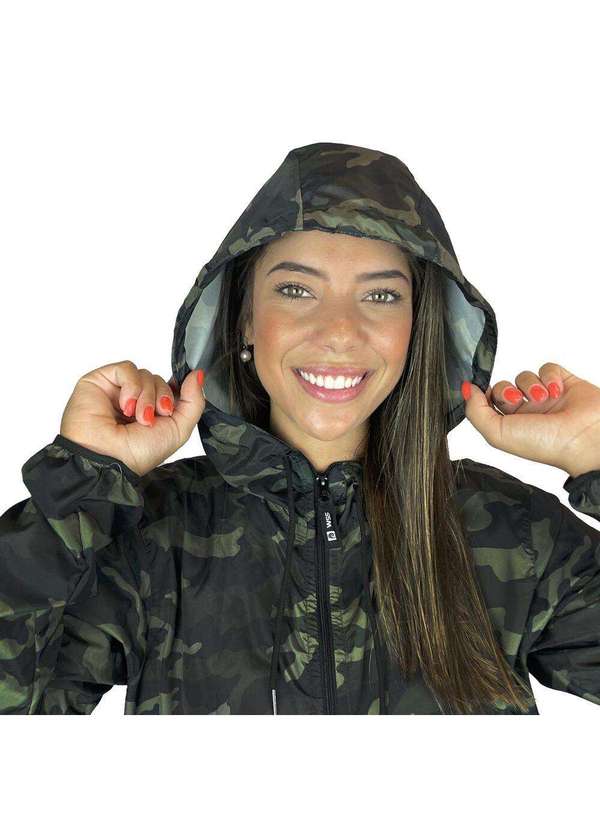 Wss Brasil - Jaqueta Corta Vento Feminino Wss Bali Marrom 3