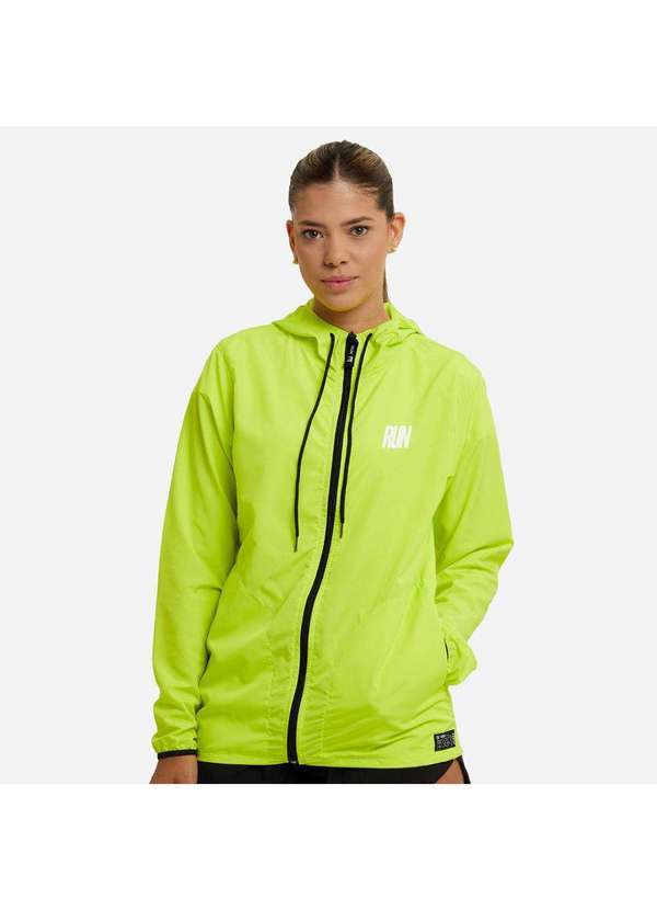 Wss Brasil - Jaqueta Corta Vento Impermeavel Feminino Wss Run Minimalist Amarelo