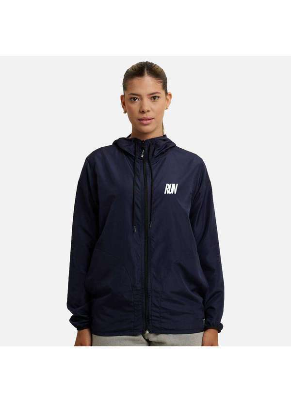 Wss Brasil - Jaqueta Corta Vento Impermeavel Feminino Wss Run Minimalist Azul