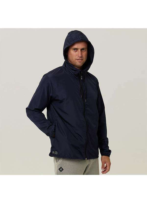 Wss Brasil - Jaqueta Corta Vento Impermeavel Masculino Wss Rotina Corrida Azul