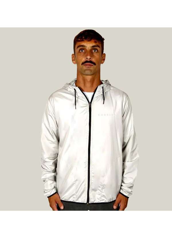 Wss Brasil - Jaqueta Corta Vento Masculina Wss Corrida Branco