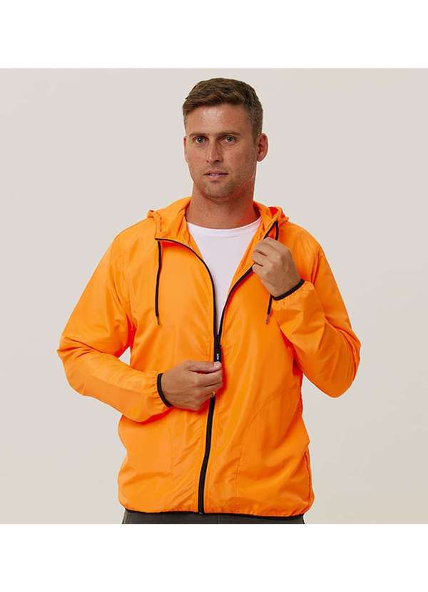 Wss Brasil - Jaqueta Corta Vento Masculina Wss Corrida Laranja