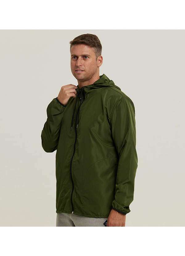 Wss Brasil - Jaqueta Corta Vento Masculino Impermeavel Wss Classic Verde