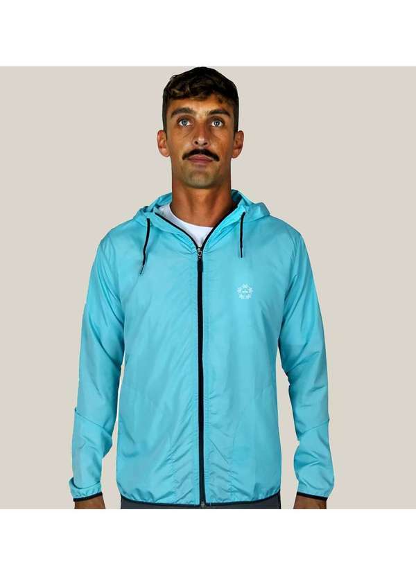 Wss Brasil - Jaqueta Corta Vento Masculino Wss Brasil Bali Azul