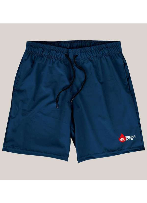 Wss Brasil - Shorts Bermuda Academia Masculino Elastano Wss Treina Fofo Azul