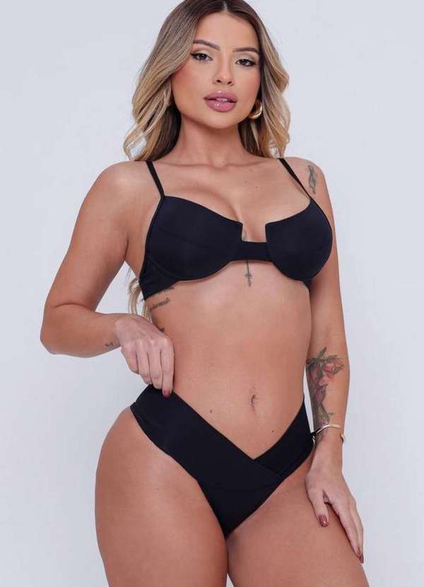 Santa Areia - Biquini Deli Santa Areia Preto 2