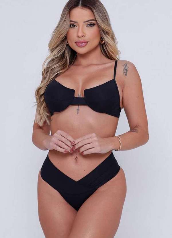 Santa Areia - Biquini Deli Santa Areia Preto 4