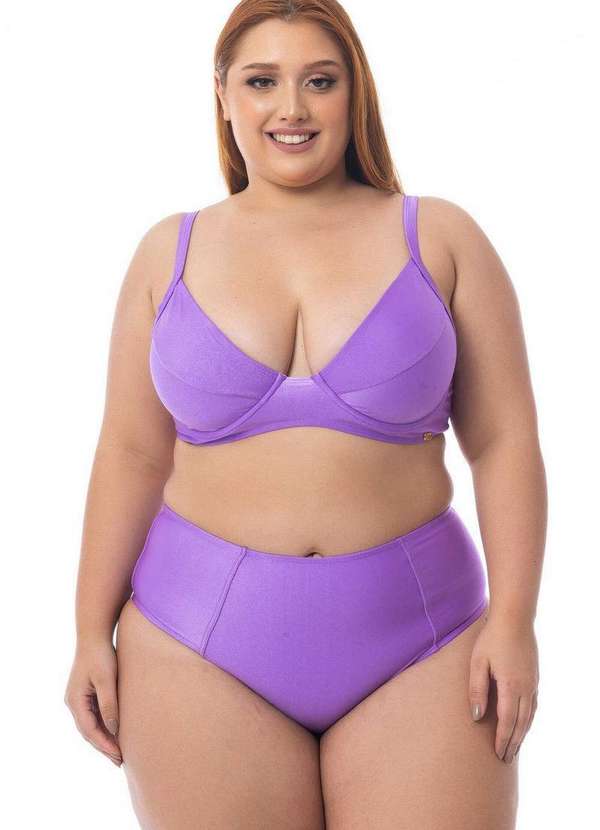 Santa Areia - Biquini Emmyi Santa Areia Roxo