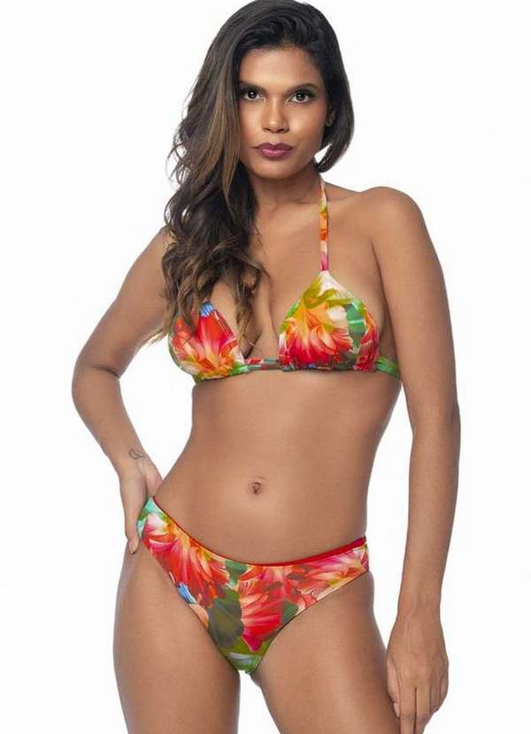 Santa Areia - Biquini Geni Santa Areia Estampado