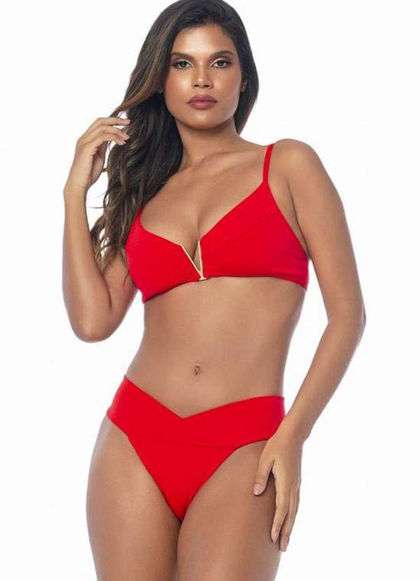 Santa Areia - Biquini Hazel Red Santa Areia Vermelho