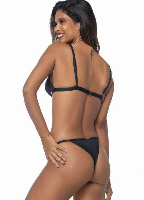 Santa Areia - Biquini Mane Black Santa Areia Preto 3