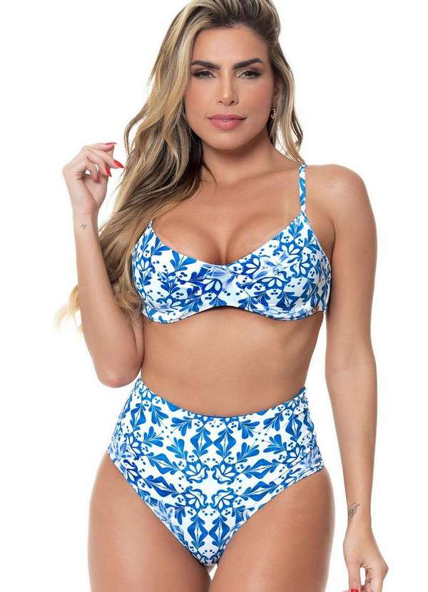 Santa Areia - Biquini Moana Santa Areia Azul