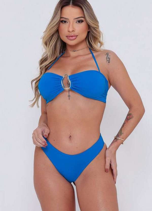 Santa Areia - Biquini Tomara que Caia Libia Santa Areia Azul