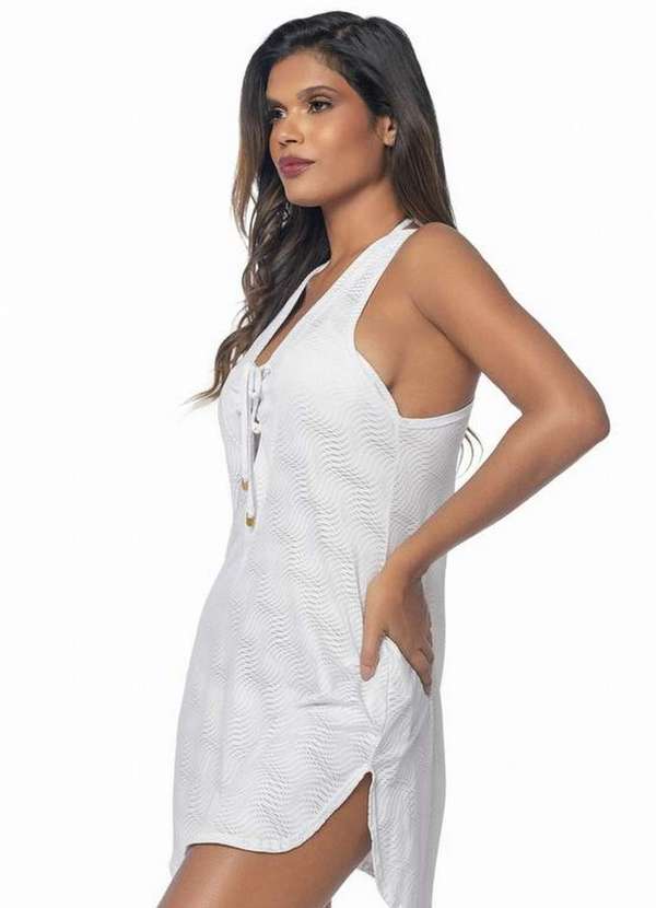 Santa Areia - Saida Lisa White Santa Areia Branco 2