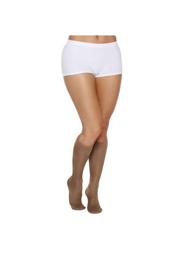 Kendall - Meia Kendall 3/4 Média Compressão com Ponteira 1671 Marrom - P