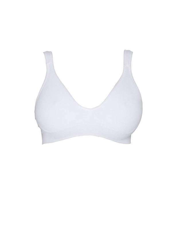 Hanes - Sutiã Hanes Alças Largas sem Costura G795 Branco - M