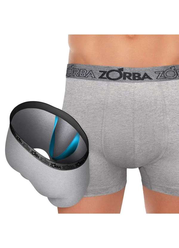 Zorba - Kit 3 Cuecas Zorba Boxer com Suporte Anatômico 667 Multicores - P 3
