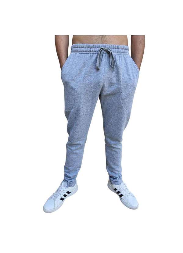 Calça Moletom Masculina CalÃ§a Slim Cinza Masculina Calça Moletom - Main Image