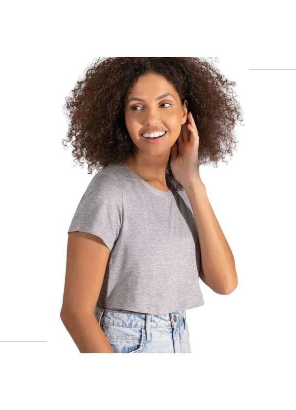 Simple Mama - Blusa para Amamentar Roupa Grávida Gestante Amamentação Cinza
