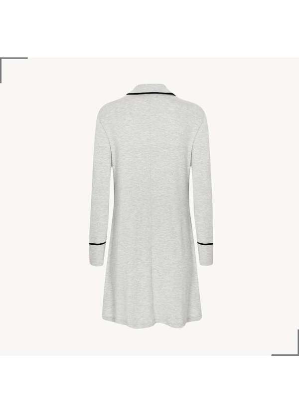 Simple Mama - Camisola Maternidade Amamentacao com Botoes Pos Parto Cinza 2