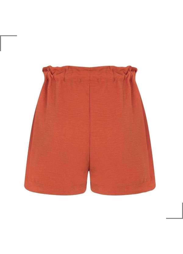 Simple Mama - Shorts Gestante com Regulagem Fácil na Cintura Marrom 4