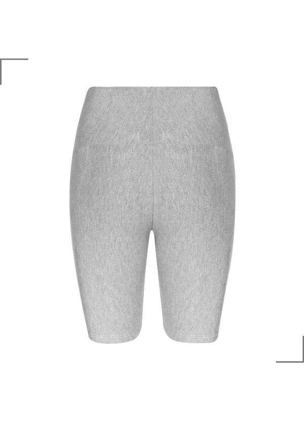 Simple Mama - Bermuda Gestante Cós Alto Flexibilidade Cós Inteligente Cinza 3