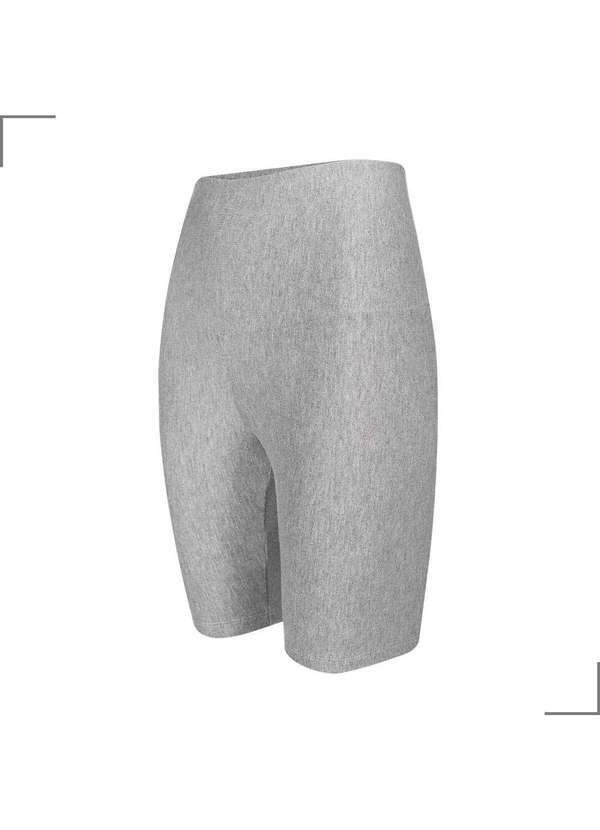 Simple Mama - Bermuda Gestante Cós Alto Flexibilidade Cós Inteligente Cinza 5